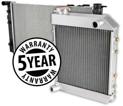 % year Adrad Radiator Experts Warranty - Conditions apply