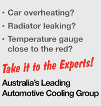 Car suffering for overheating? take it to the experts Australi'a Leading Automotive Cooling Group